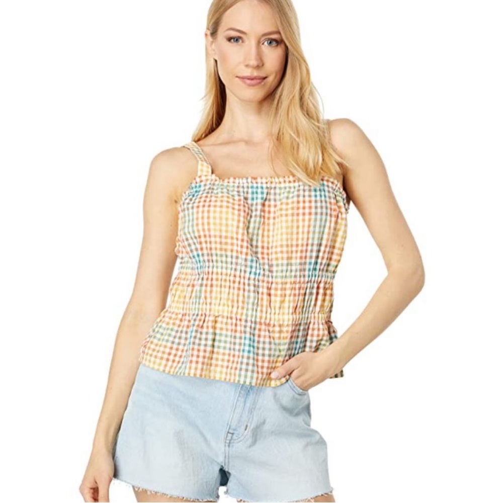 MADEWELL grace seersucker tank